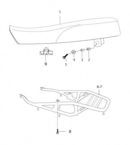 Сиденье BM125X UG (21)