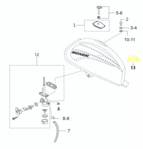 Топливная система BM125X UG (34)