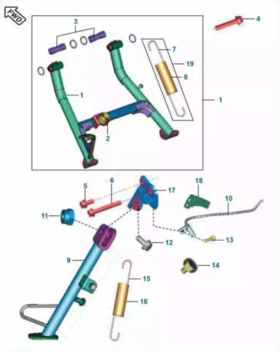 Подставки NS200 UG (63/64)