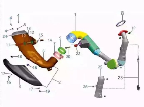 Глушитель Dominar400 Touring UG2 20