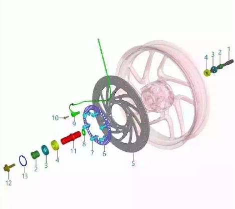 Колесо переднее Dominar400 Touring UG2 31