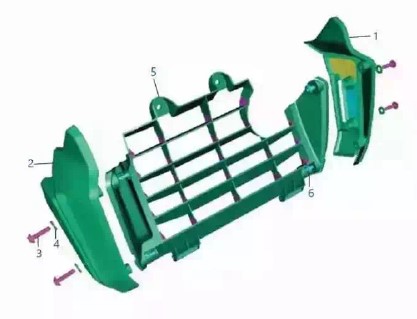 Пластик Dominar400 Touring UG2 40