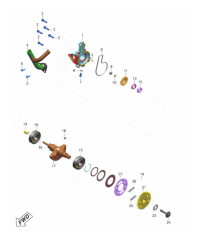 Водяной насос Pulsar NS400Z 13