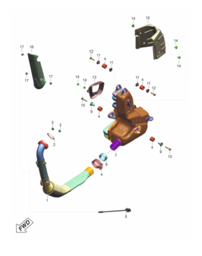 Глушитель Pulsar NS400Z 20