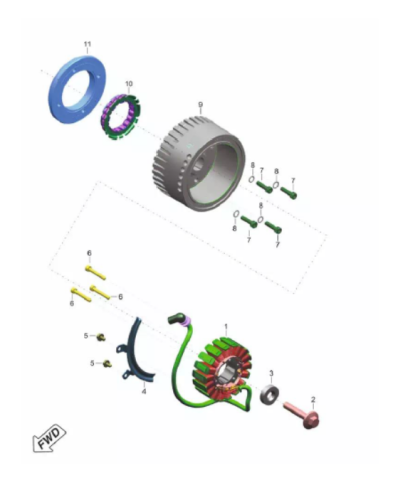 Стартер Pulsar NS400Z 22