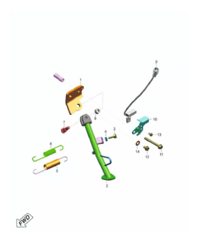 Подножки Pulsar NS400Z 27