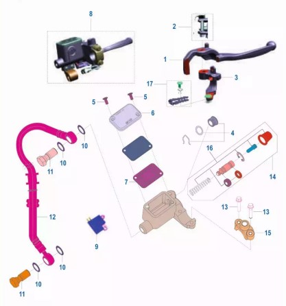 Передний тормоз N125 (29)