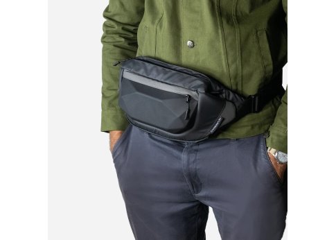 Сумка на пояс Rock Waist CARBONADO, цвет чёрный