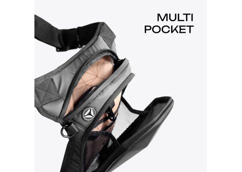 Сумка на пояс/бедро Turtle CARBONADO, чёрный