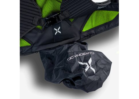 Рюкзак мото Carbonado X16, черно-зеленый