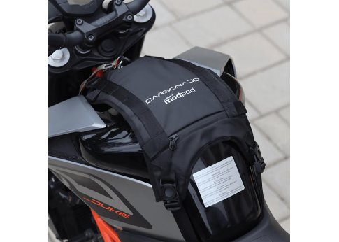 Накладка тканевая на бак мотоцикла, для крепления сумок Carbonado Modpad