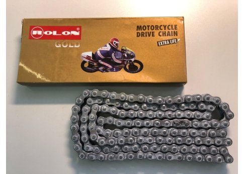 Цепь приводная ROLON R428NOR 140 звеньев, сальниковая O-Ring, замок защёлка