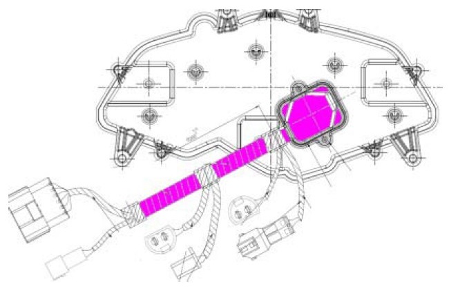 Панель приборов с эл. проводом JL402403 и желт. подсветкой JL402405 BAJAJ