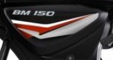 Пластик боковой левый с наклейками, красный 52PF2457 BAJAJ