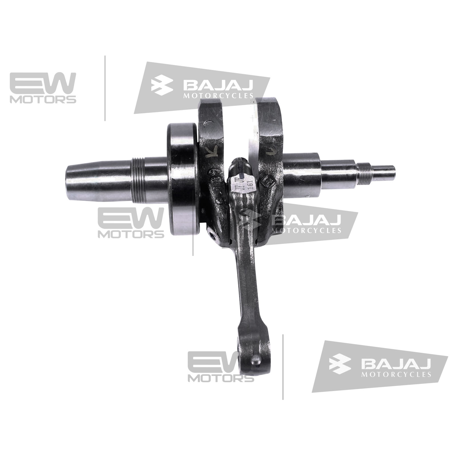 Вал коленчатый в сборе с подшипником, 90630018000 JU531027 BAJAJ