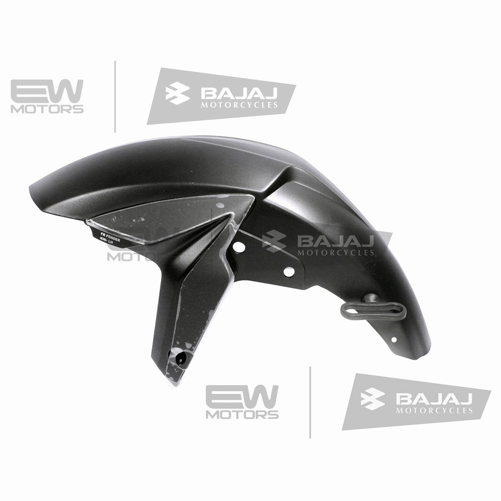 Крыло переднее (без брызговика) с черной наклейкой JL7501X3 BAJAJ
