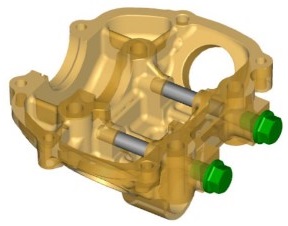 Головка блока цилиндра DJ101717 BAJAJ