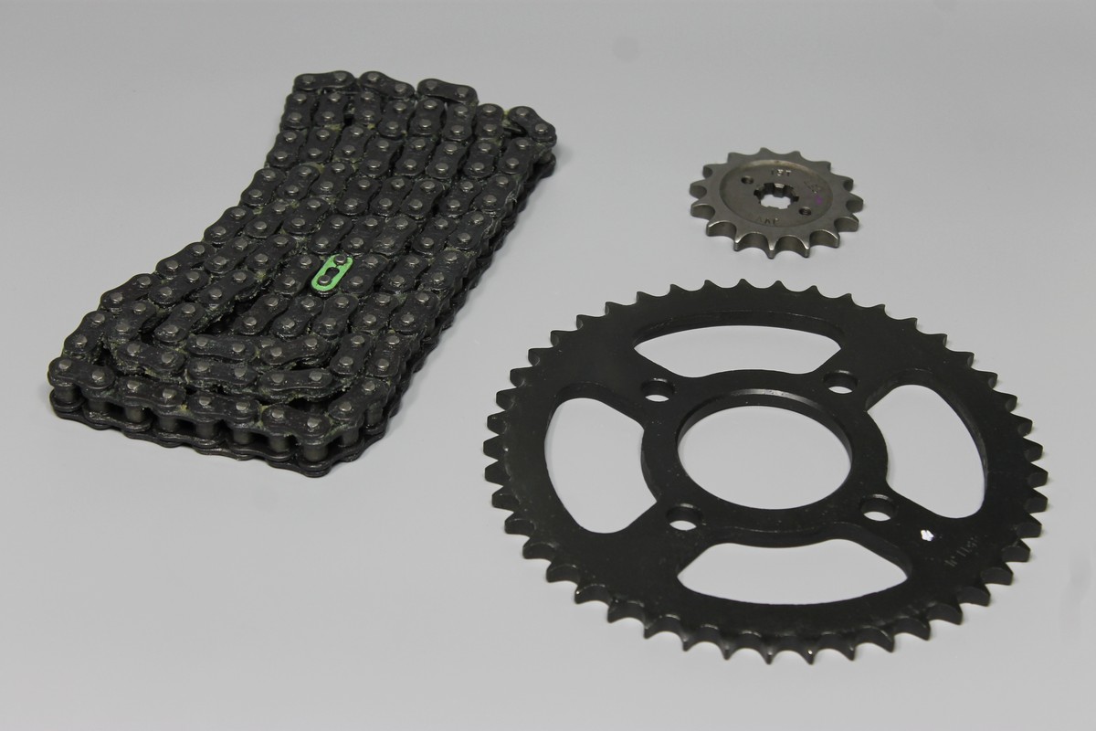 Звезды с приводной цепью O-ring, комплект (15Тх45Тх428/132) 36JF0006 BAJAJ