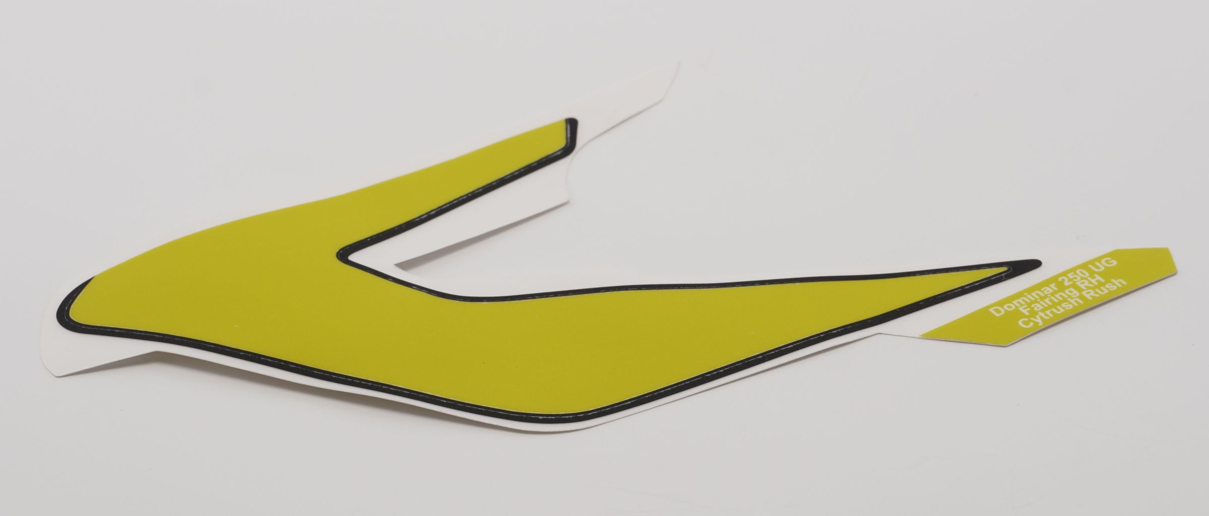 Наклейка пластика фары правая, R-P SILVER JF233483 BAJAJ