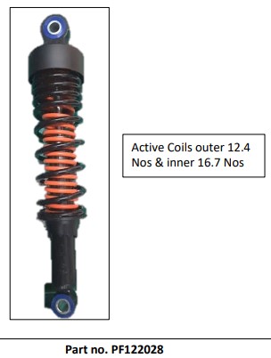 Амортизатор задний PF122028 BAJAJ