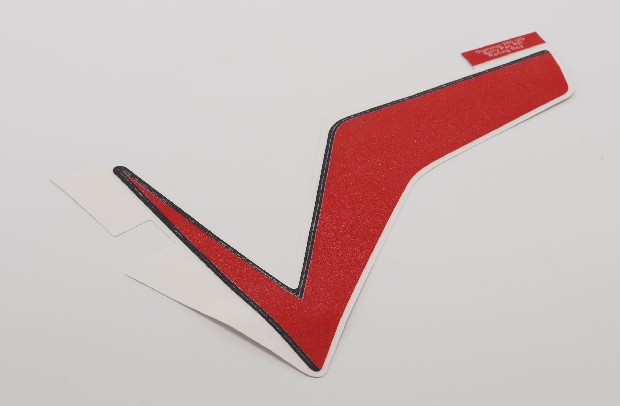 Наклейка плуга правая, красная RACING RED JF233419 BAJAJ