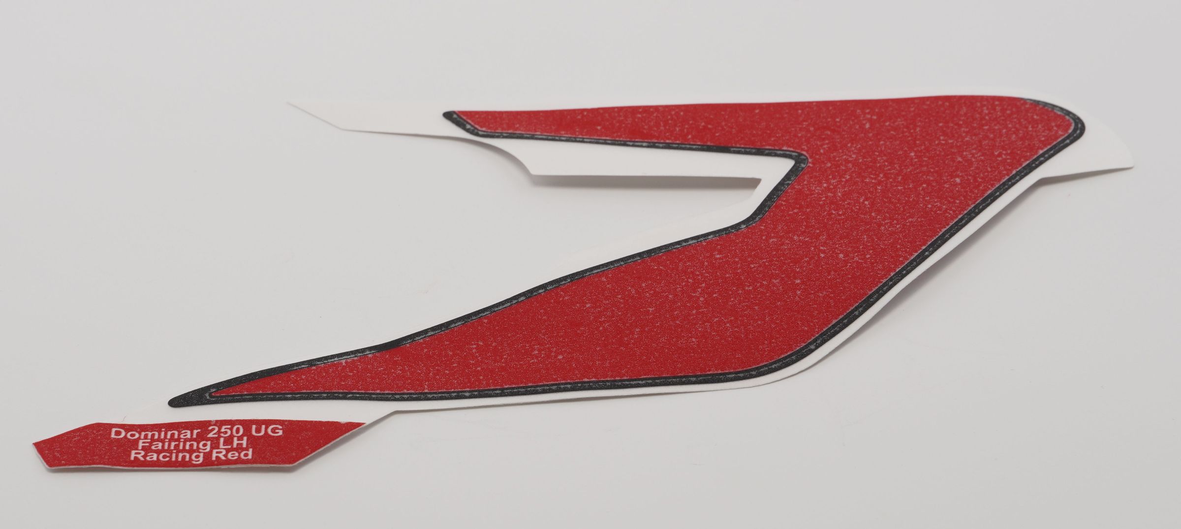 Наклейка пластика фары левая, RACING RED JF233432 BAJAJ