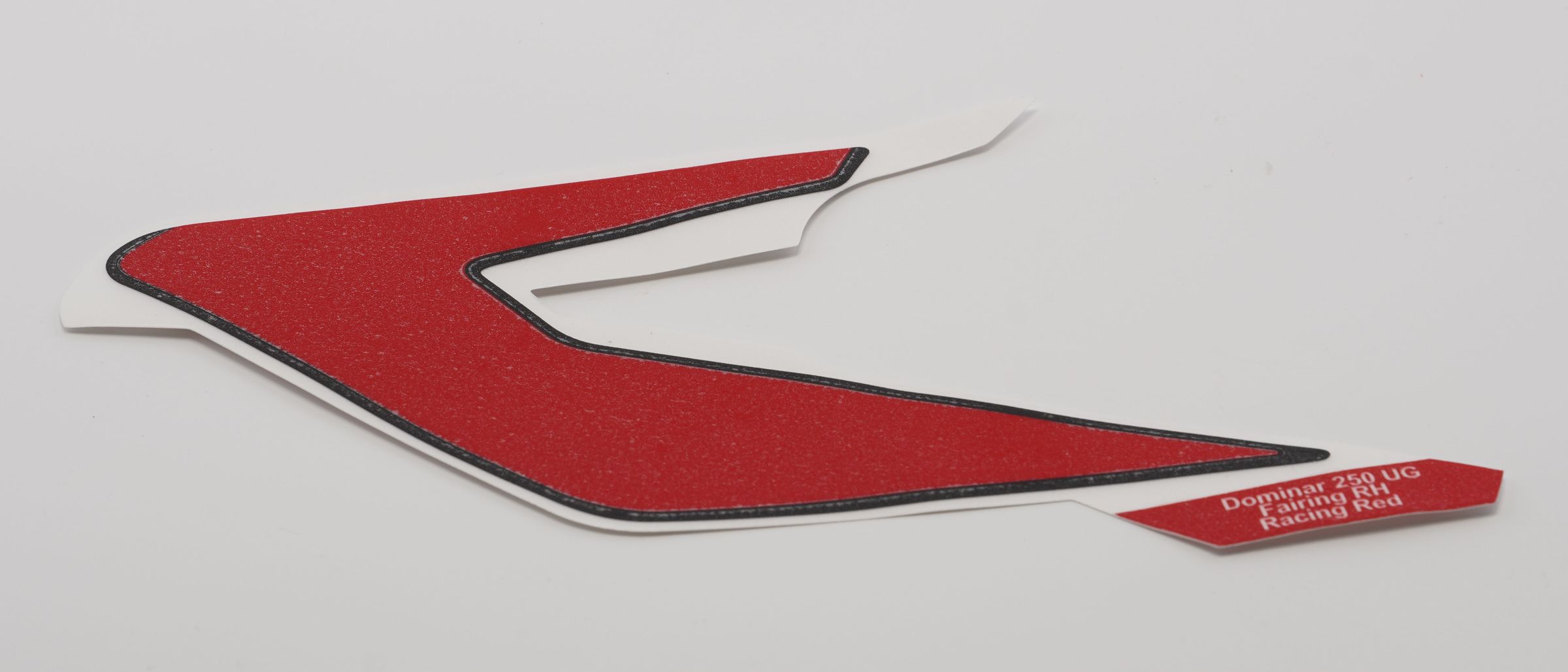 Наклейка пластика фары правая, RACING RED JF233433 BAJAJ