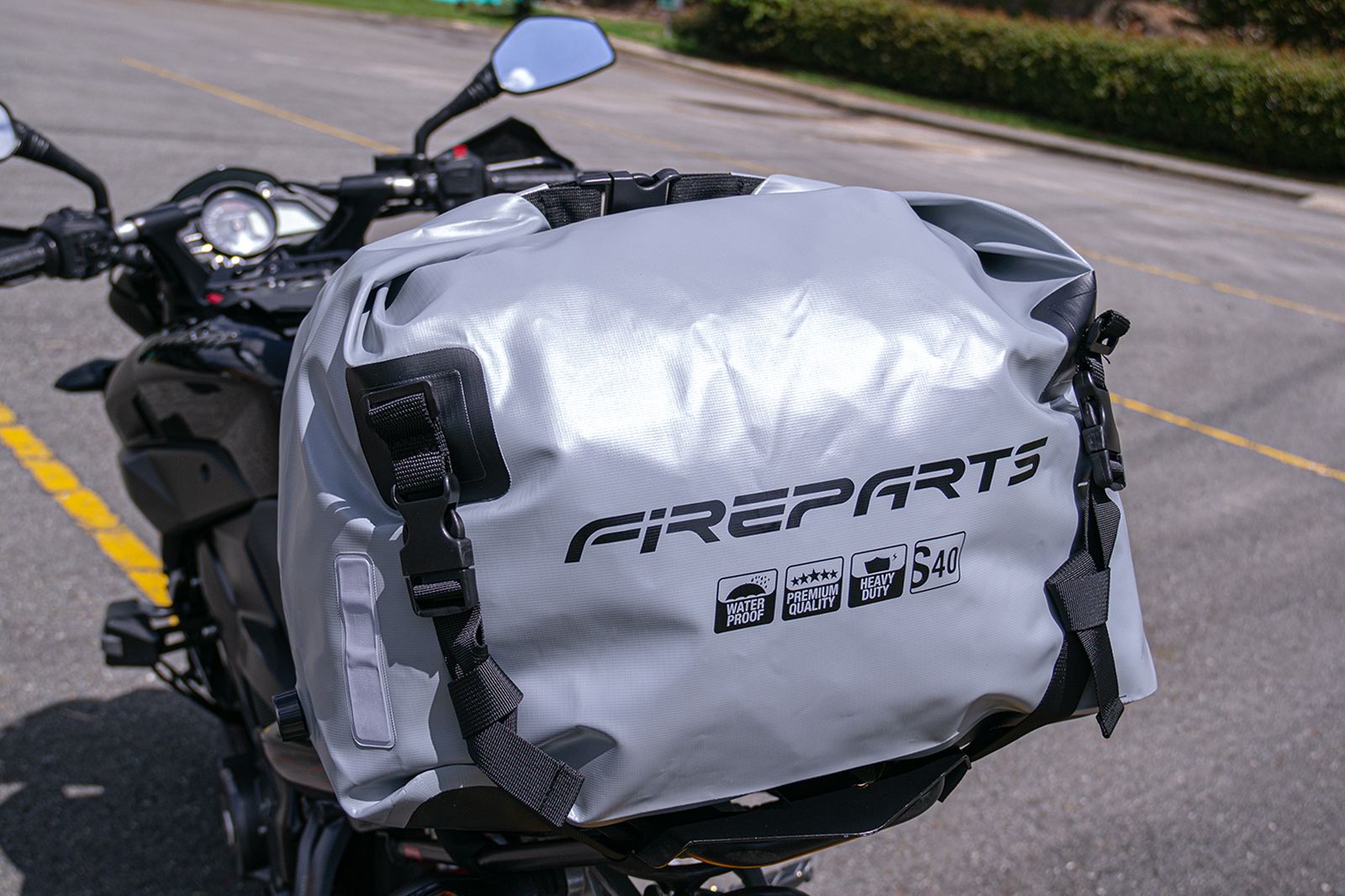 Сумка водонепроницаемая универсальная FIREPARTS, для мотоцикла, 40 л PN007013 FIREPARTS