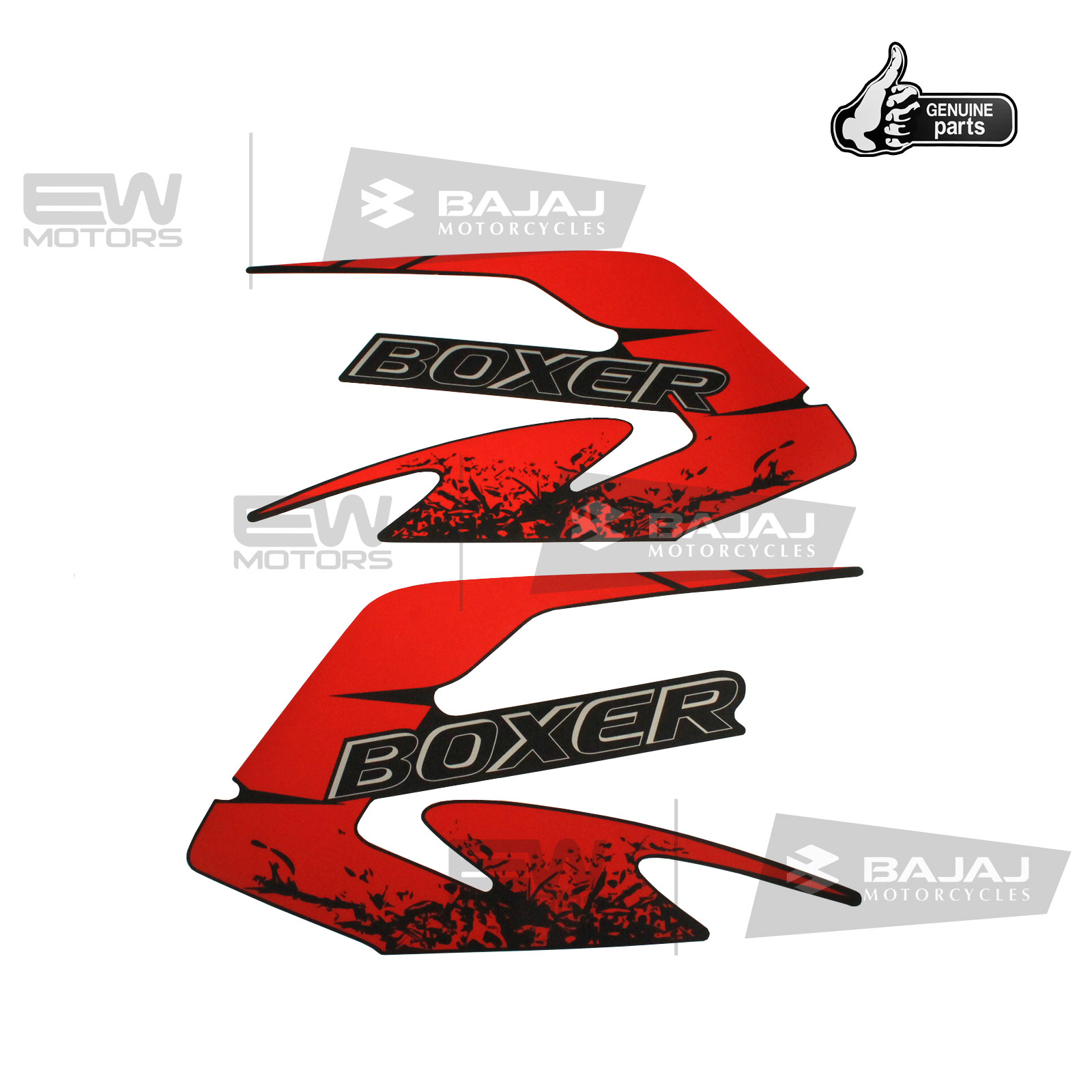 Наклейки топливного бака, черный 36PF0078 BAJAJ