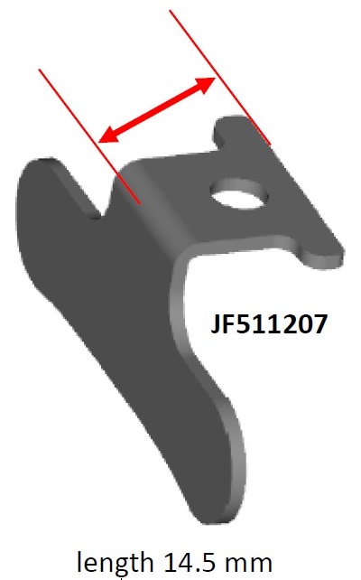 Пластина крепления коромысел 14.5 мм JF511207 BAJAJ