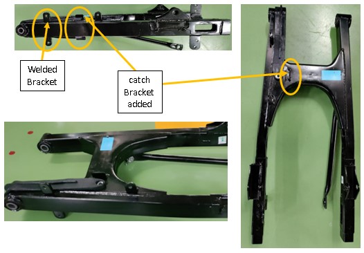 Маятник задней подвески PF122062 BAJAJ