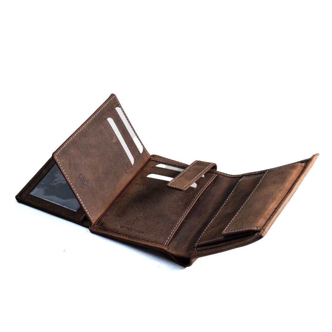Портмоне/кошелёк Tri Fold Wallet CARBONADO, коричневый CN03000101 CARBONADO