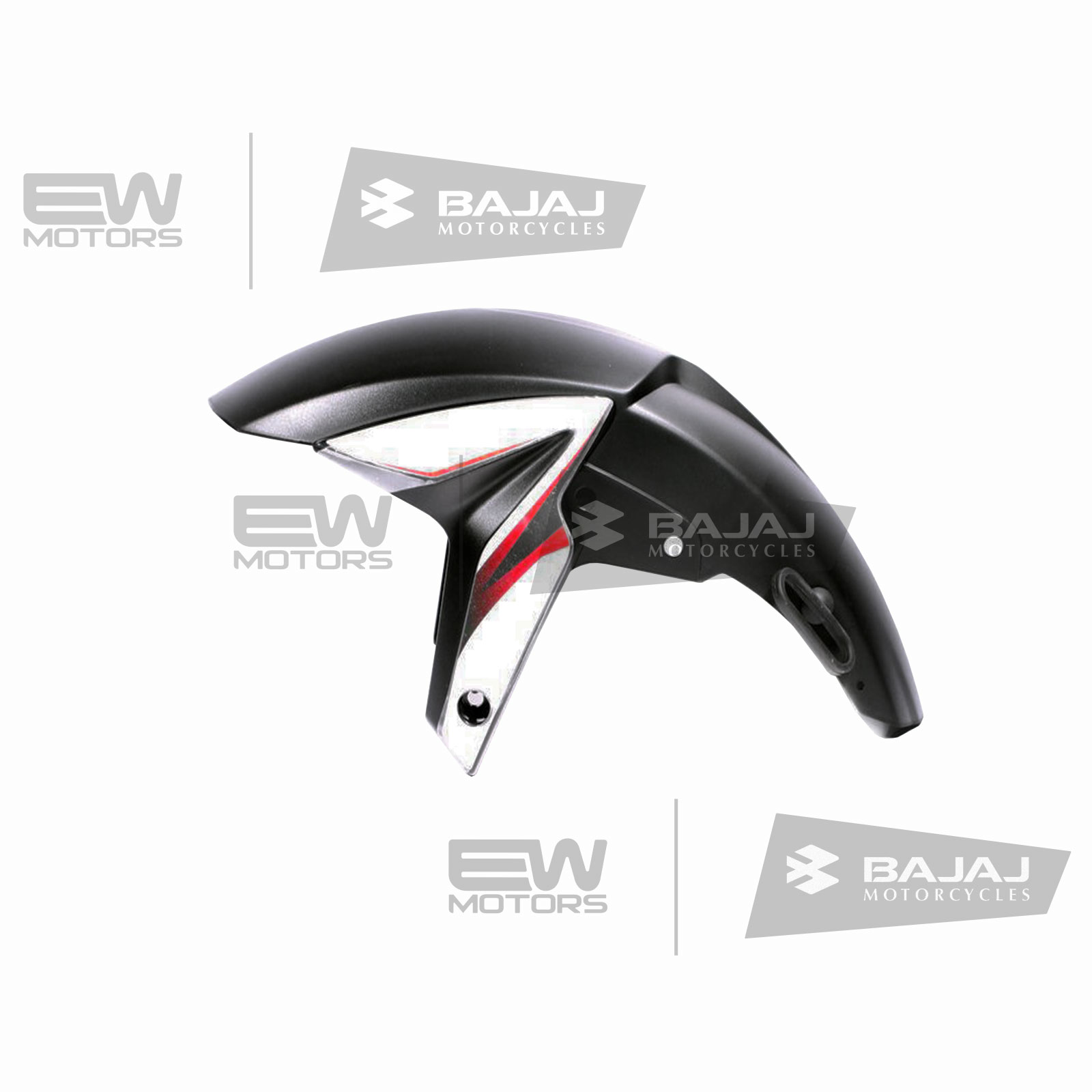 Крыло переднее (без брызговика) с белой наклейкой 52JL0190 BAJAJ