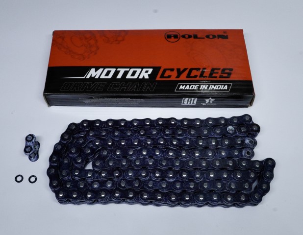 Цепь ROLON 520HNXR 120 звеньев, усиленная, сальниковая X-Ring, замок под заклёпку