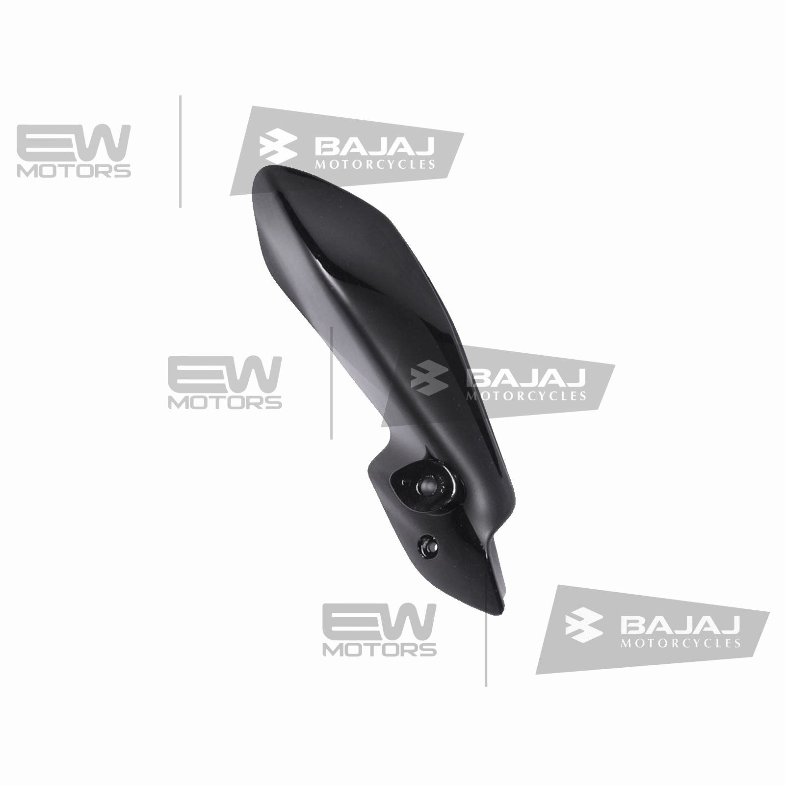 Пластик фары правый, черный с наклейкой 52JL0192 BAJAJ