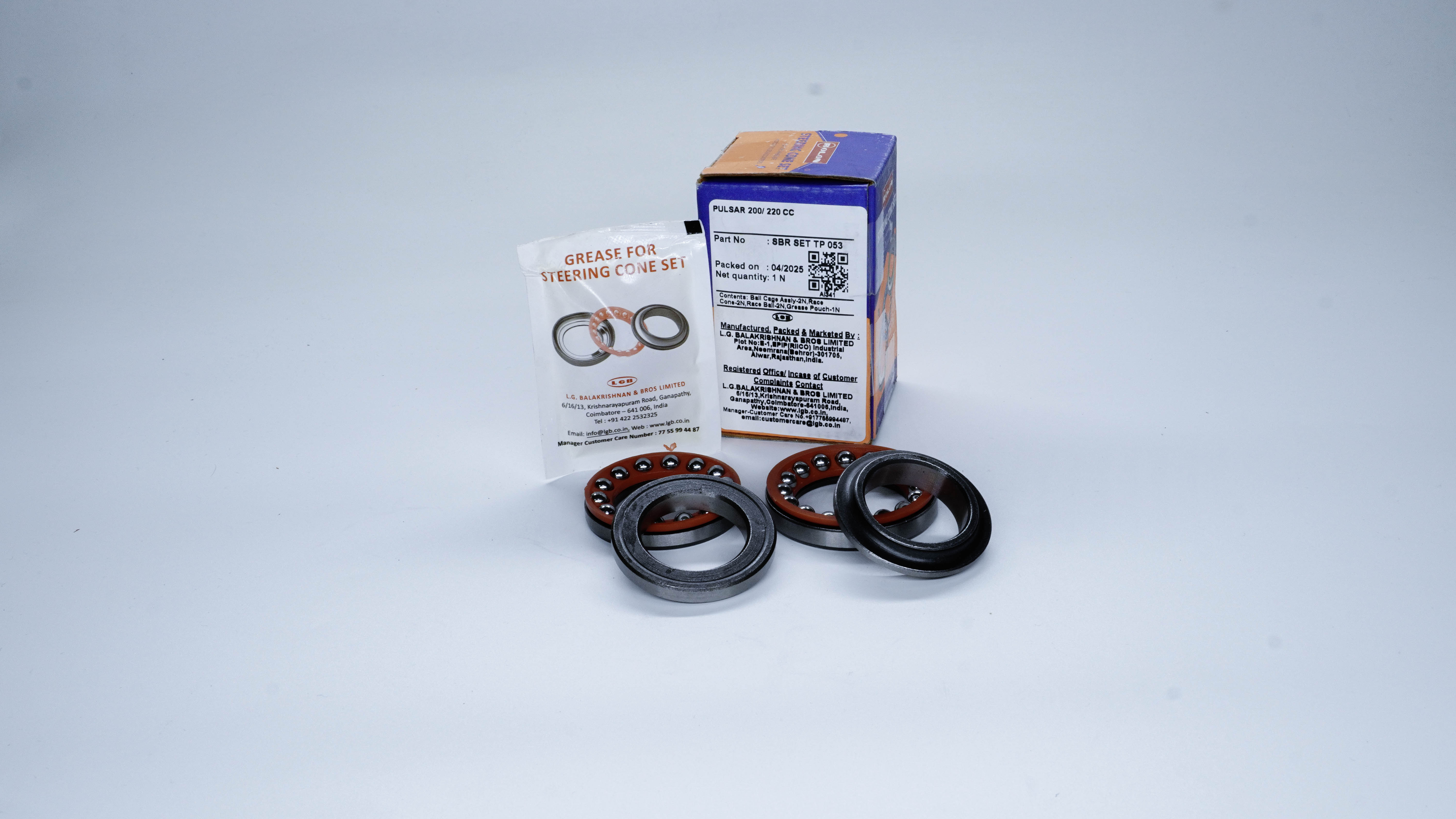 Подшипник рулевой колонки PULSAR 150/180/200/250, ROLON SBR TP053 (36DK0159) ROLON