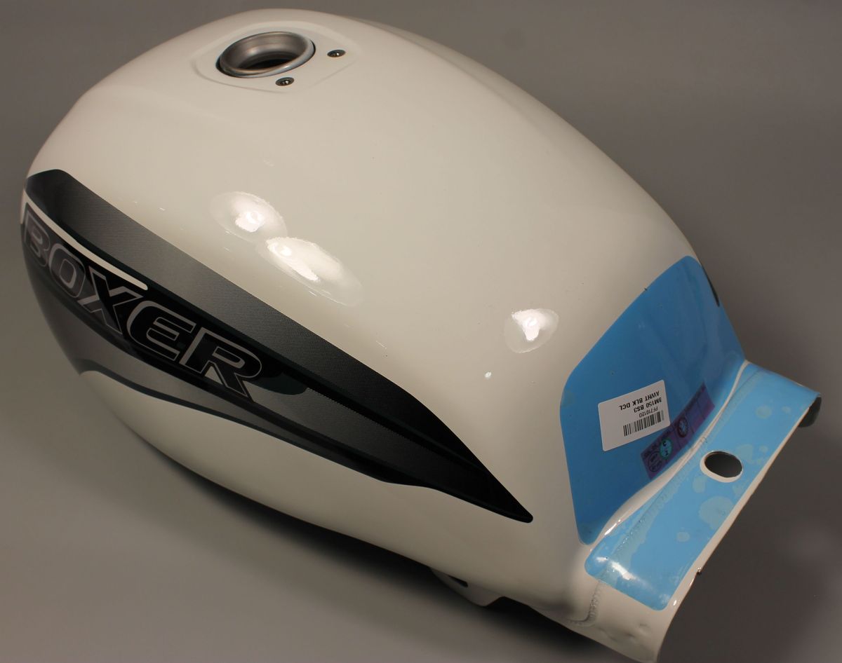 Бак топливный с наклейками, бело/черный PF71012D BAJAJ