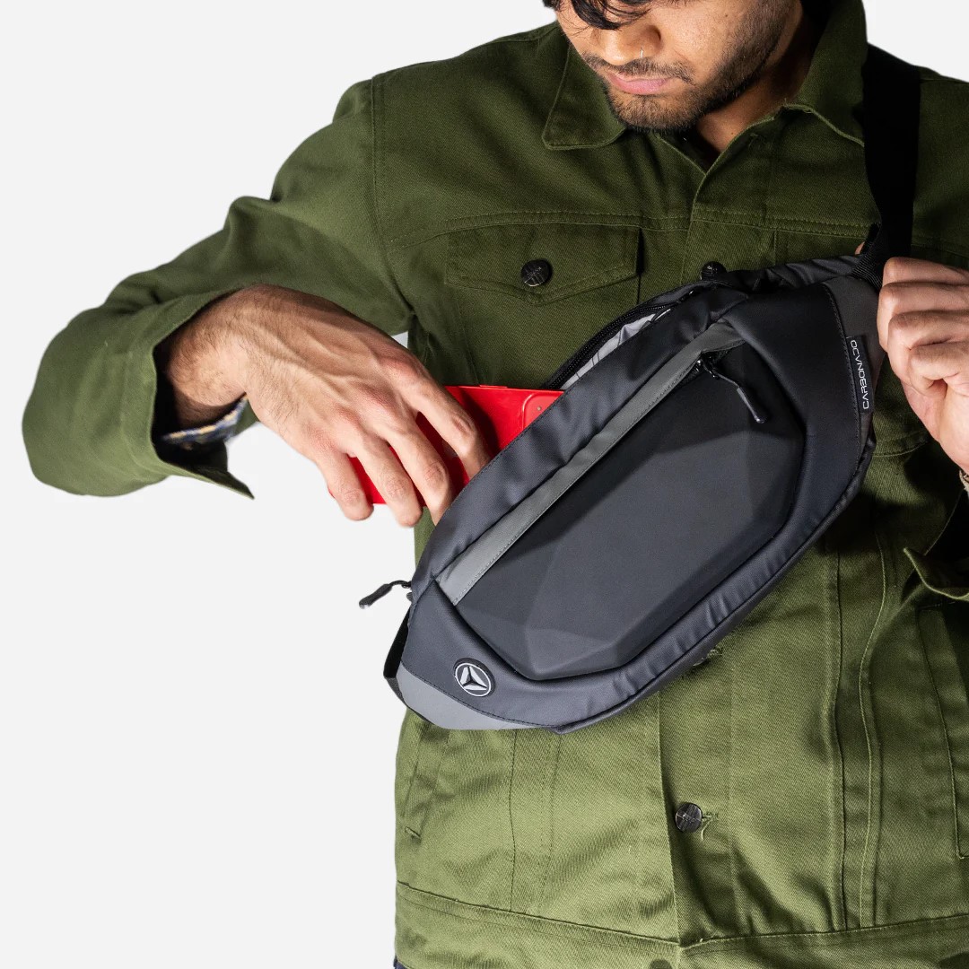 Сумка на пояс Rock Waist CARBONADO, цвет чёрный CN02000113 CARBONADO