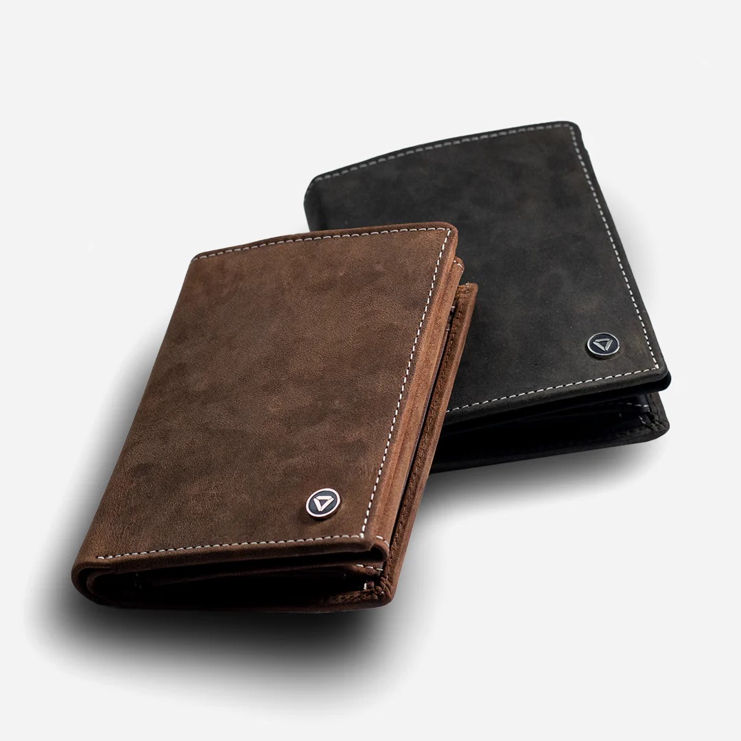 Портмоне/кошелёк Tri Fold Wallet CARBONADO, коричневый