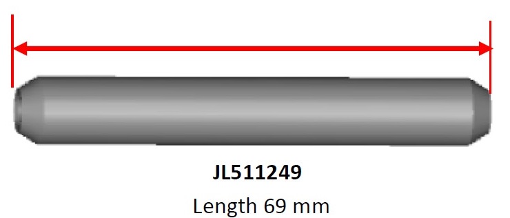 Ось коромысла 69 мм JL511249 BAJAJ
