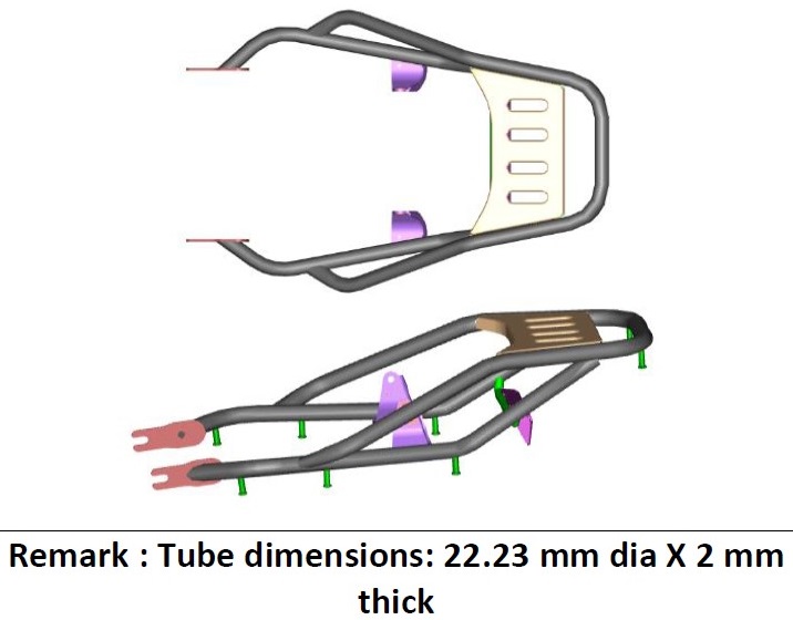 Багажник PF231417 BAJAJ
