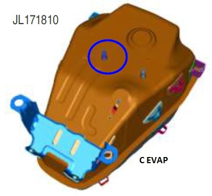 Бак топливный с краном JL171810 BAJAJ
