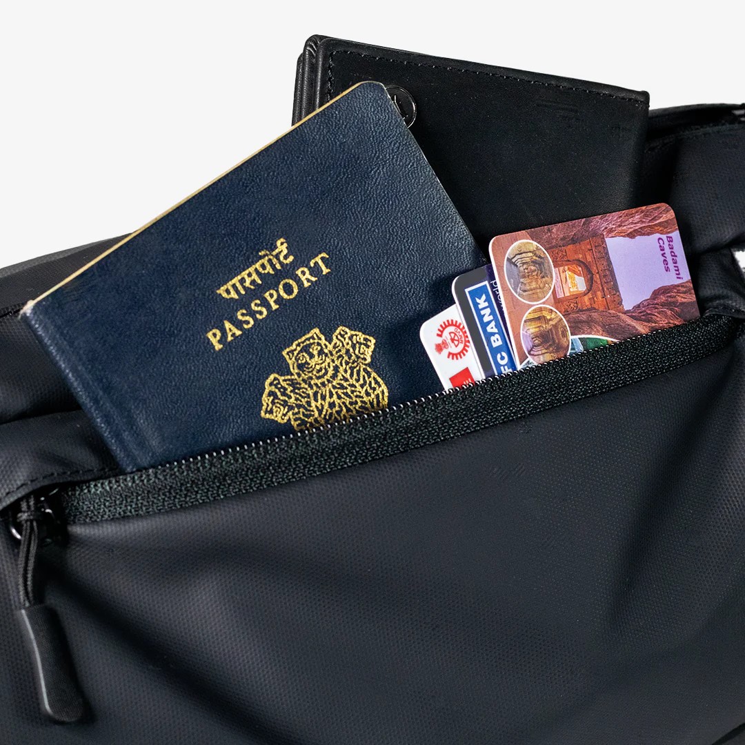 Сумка на пояс Rock Waist CARBONADO, цвет чёрный CN02000113 CARBONADO