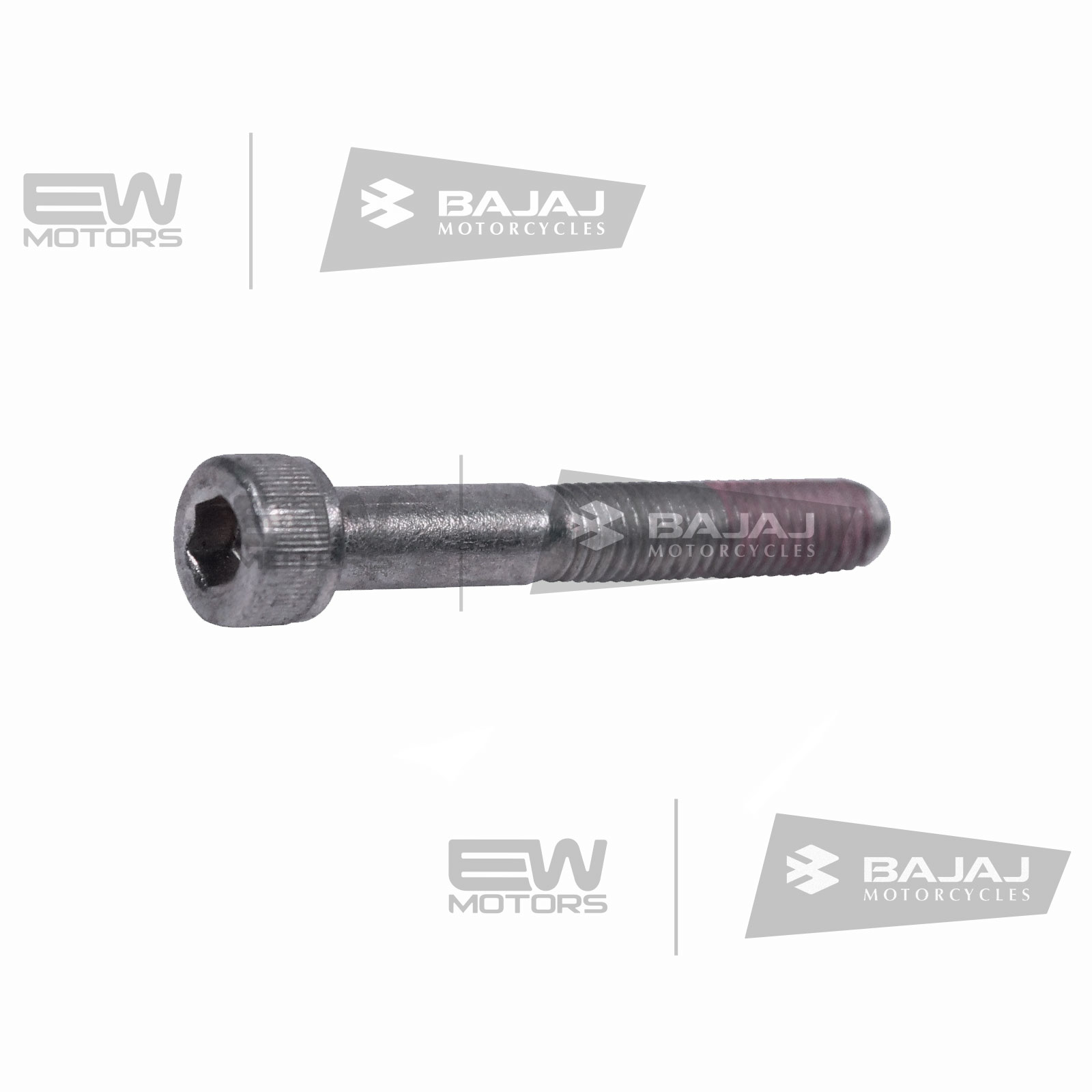 Винт торцевой крепления трубки клипона, M8х1.25x55 LAC00020 BAJAJ