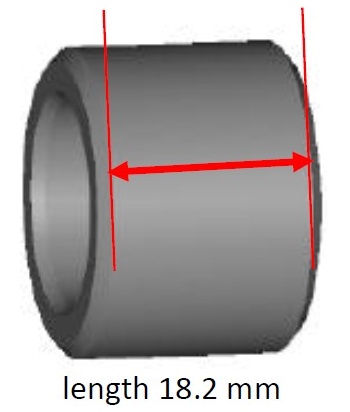Втулка звезды распредвала 18,2 мм JL511221 BAJAJ