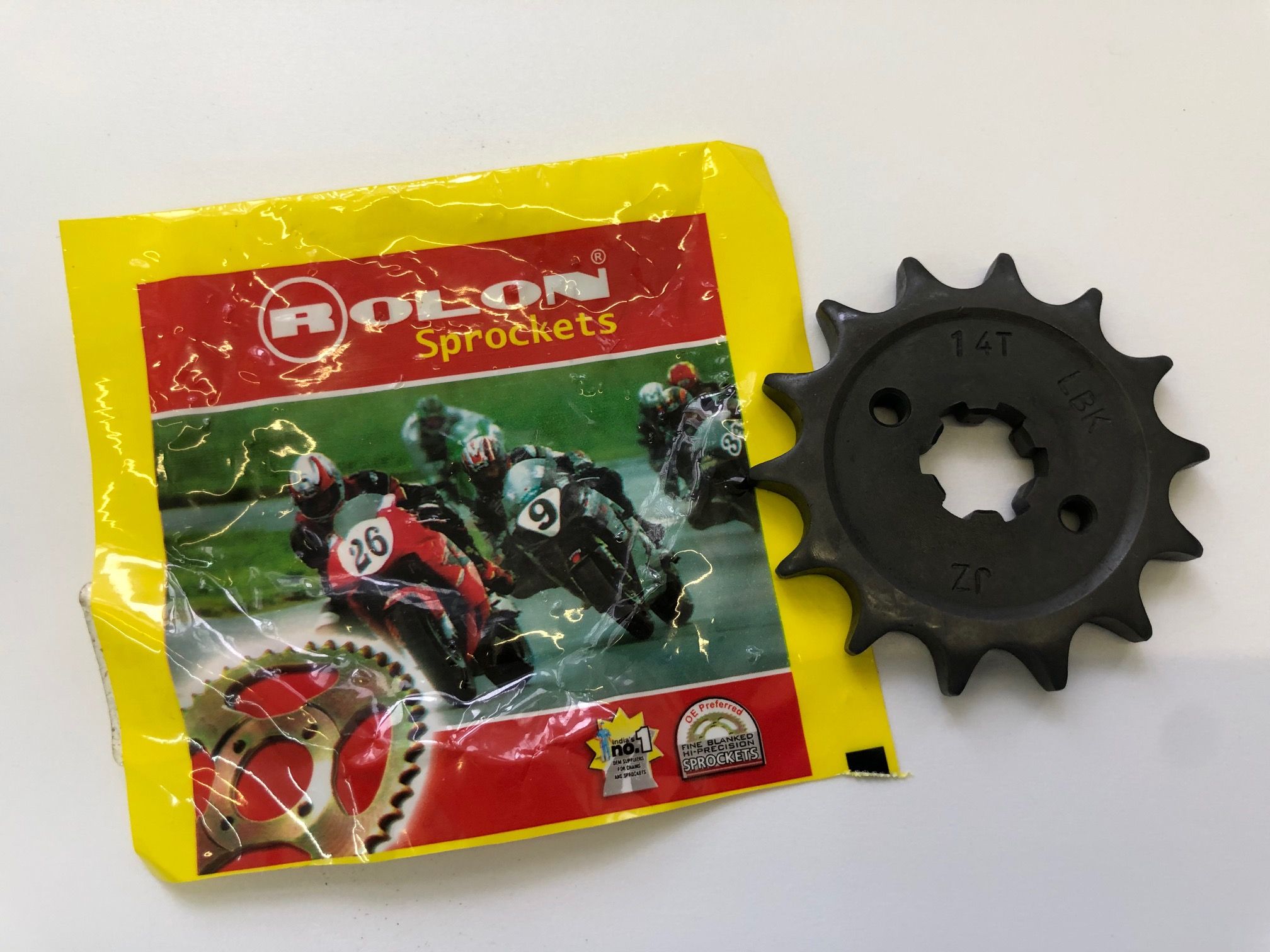 Звезда передняя 14Т ROLON 645-14T (JZ551004) ROLON