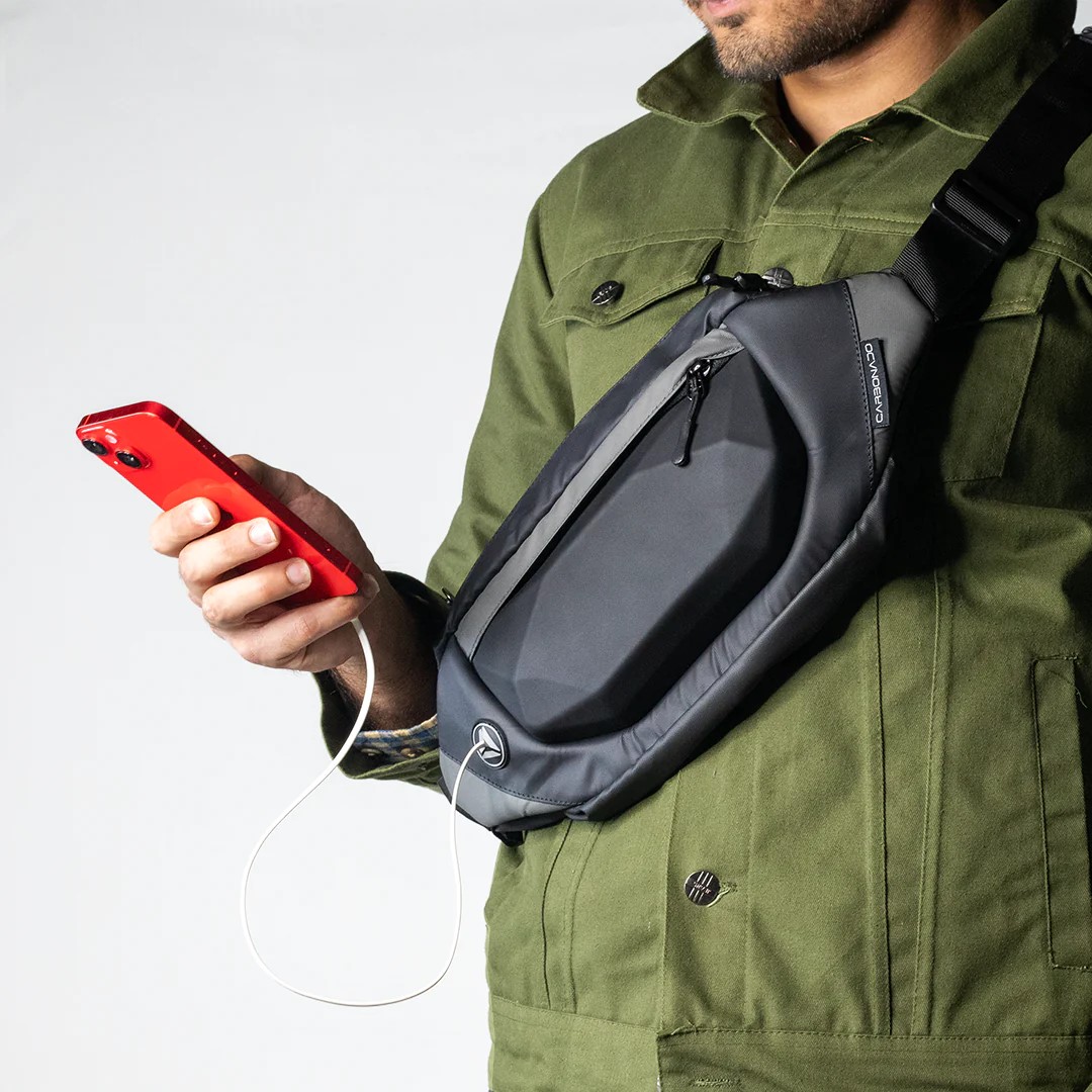 Сумка на пояс Rock Waist CARBONADO, цвет чёрный CN02000113 CARBONADO