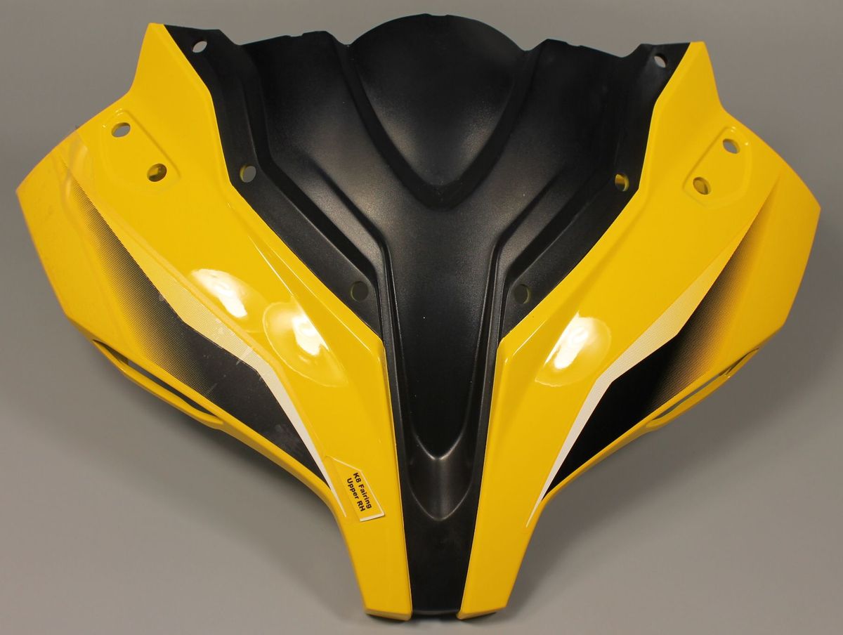 Обтекатель фары с наклейками, желтый (RS200) 52DT0174 BAJAJ