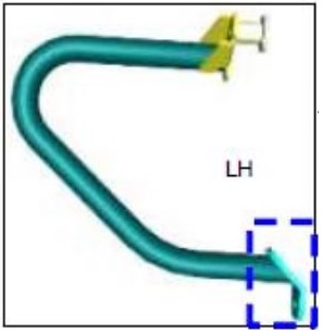 Дуга защитная левая JL231201 BAJAJ