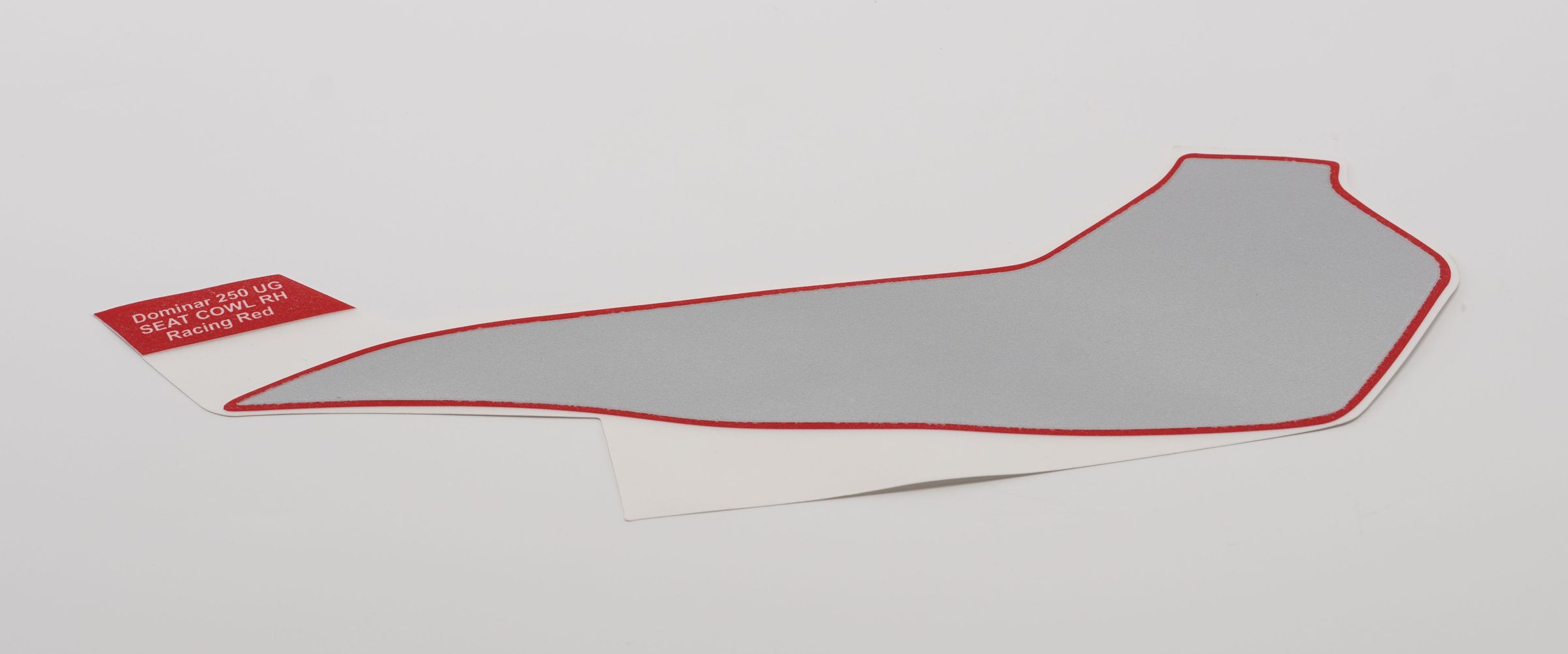 Наклейка заднего пластика правая, R-P SILVER JF233487 BAJAJ